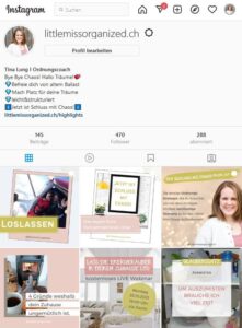 Instagram Profil Screenshot Tina Lung